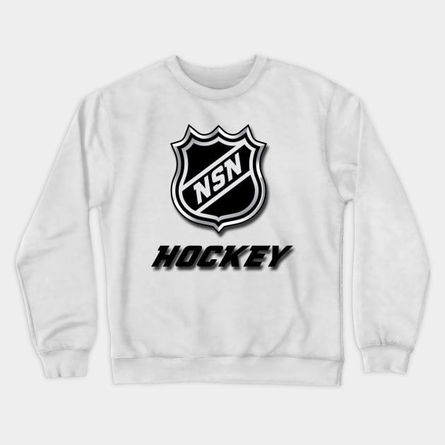 "No Skills Necessary" Hockey logo Crewneck Sweatshirt by NoSkillsNecessaryHockey